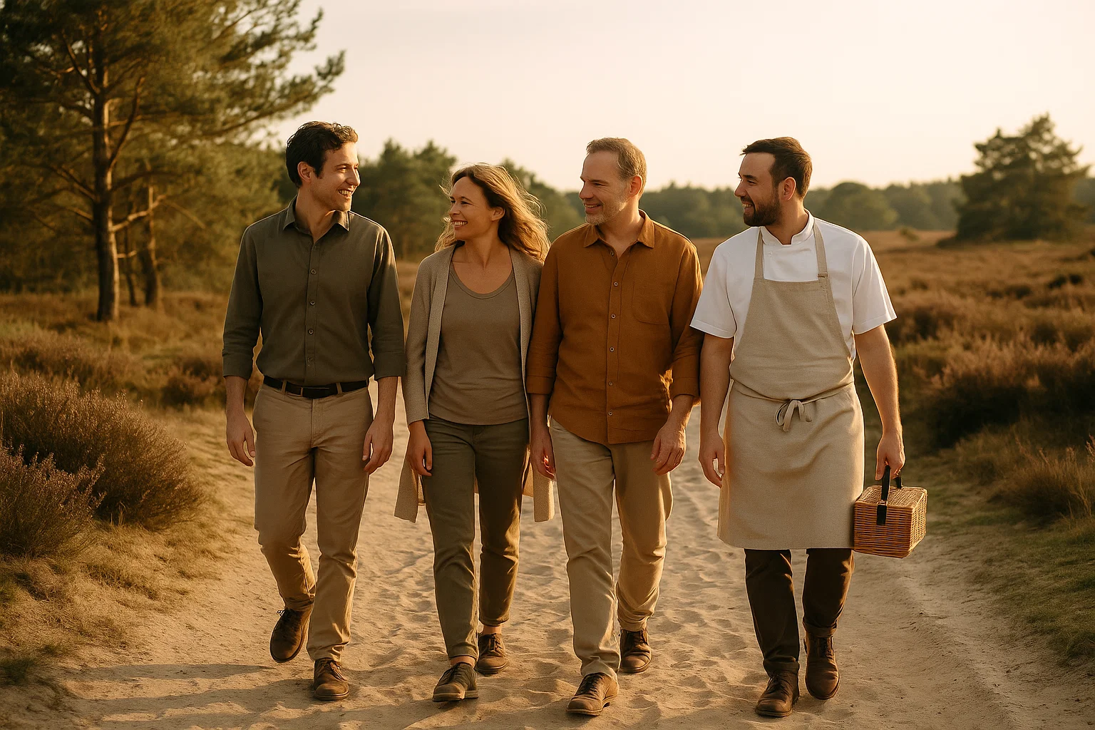 Sfeervolle setting op de Veluwe tijdens het exclusieve relatieweekend